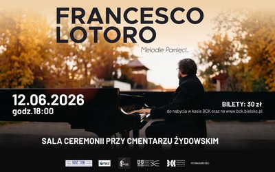 Plakat wydarzenia:  FRANCESCO LOTORO  